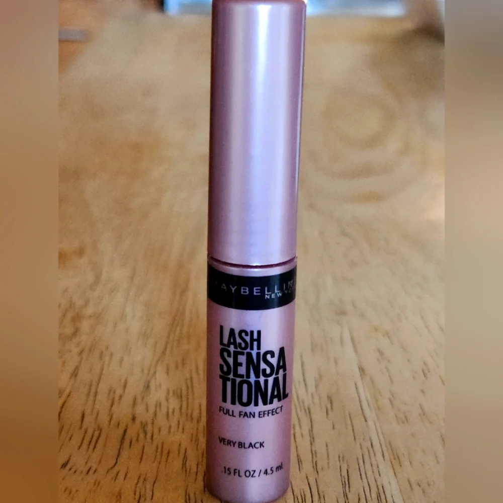 🪷5/$25! MAYBELLINE NY Lash Sensational Mascara Very Black Travel Clutch Sz New